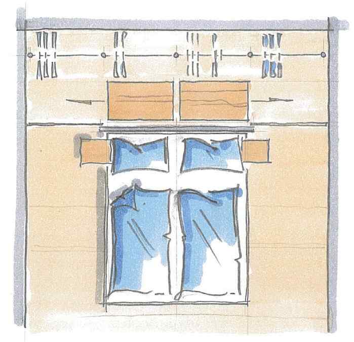 Begehbarer Kleiderschrank - geschlossenes system